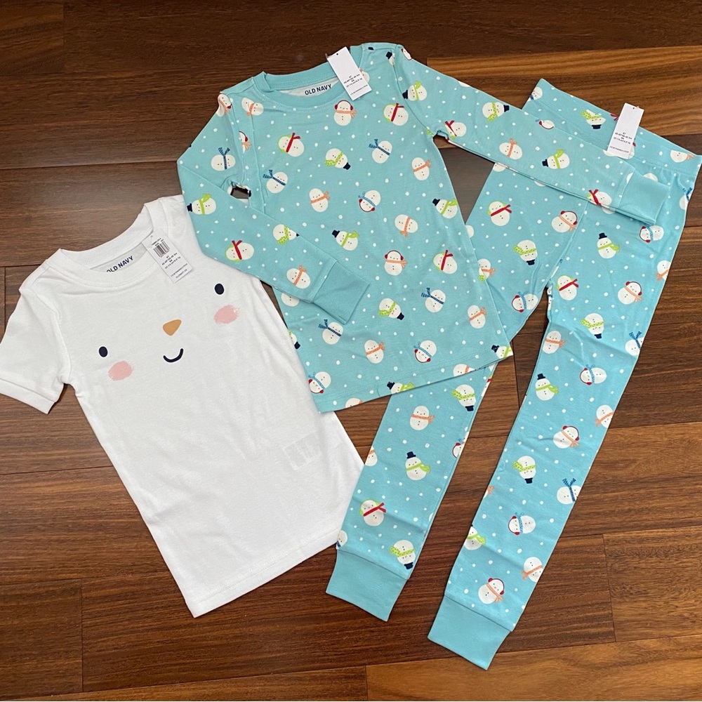 BNWT 3-Piece Snowman ⛄️ Pj Set